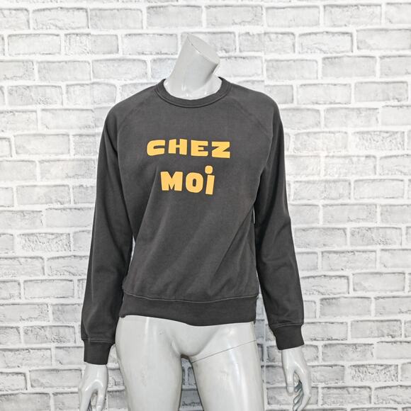 Clare v Women's Chez Moi Sweatshirt in Charcoal Grey size XS - Picture 1 of 11